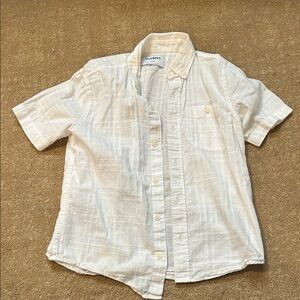 Old Navy Kids Cream Button Down Shirt